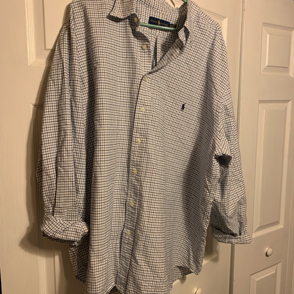 Polo long sleeve casual/dress shirt.